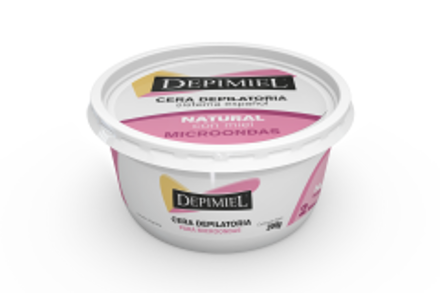 Picture of DEPIMIEL CERA EN POTE PARA MICROONDAS NATURAL X200GR