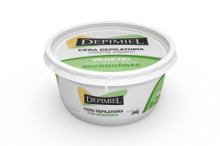 Picture of DEPIMIEL CERA EN POTE PARA MICROONDAS VEGETAL X200GR
