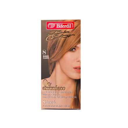 Picture of TINTURA BIOCOLOR 0% AMONÍACO #8 RUBIO CLARO