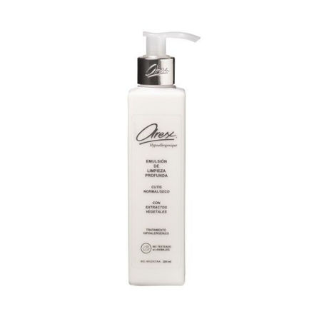 Picture of AREX EMULSION DE LIMPIEZA PROFUNDA LINEA GRIS CUTIS SECO A NORMAL X 200.