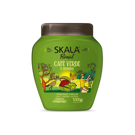Picture of SKALA TRATAMIENTO CAPILAR CAFÉ VERDE VITAMINA Y BRILLO 2 EN 1 X 1000 GR