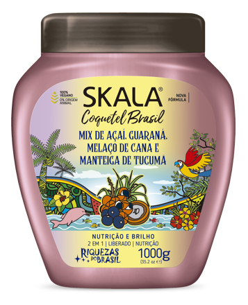 Picture of SKALA TRATAMIENTO CAPILAR COQUETEL BRASIL NUTRICION Y BRILLO X 1000 GS