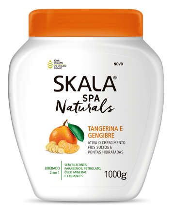 Picture of SKALA TRATAMIENTO CAPILAR TANGERINA Y GENGIBRE CRECIMIENTO 2 EN 1  X 1000 GR